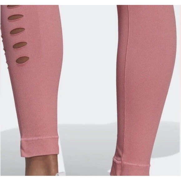 ADIDAS Women's Stella McCartney True Purpose Training Tights Easy Pink size S - Picture 3 of 15